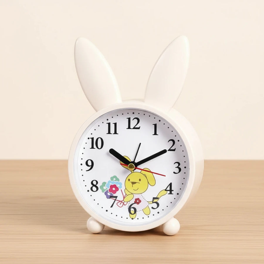 Réveil enfant lapin de chevet multicolore