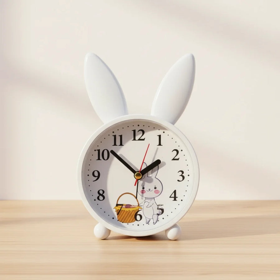 Réveil enfant lapin de chevet multicolore