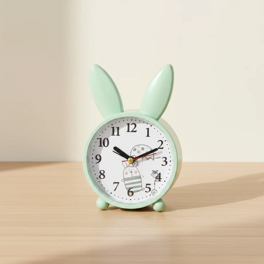 Réveil enfant lapin de chevet multicolore
