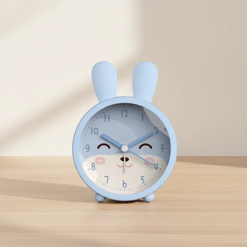 Réveil enfant lapin rond