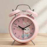 Réveil enfant lapin rose