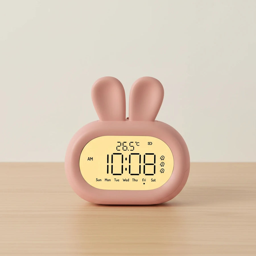 Réveil enfant lapin veilleuse de nuit