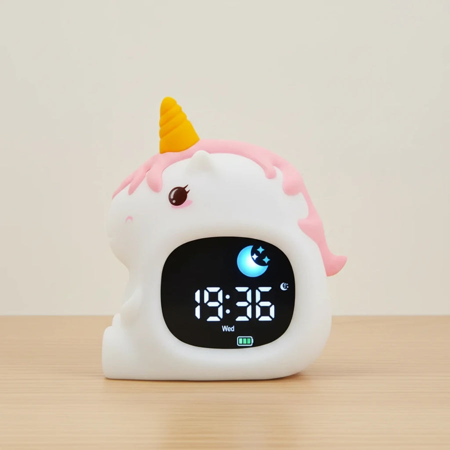 Réveil enfant licorne veilleuse LED