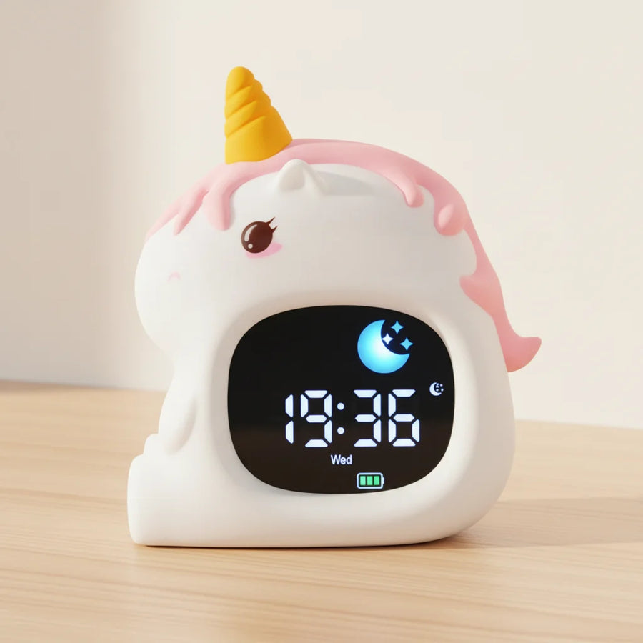 Réveil enfant licorne veilleuse LED