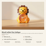 Réveil enfant lion ludique