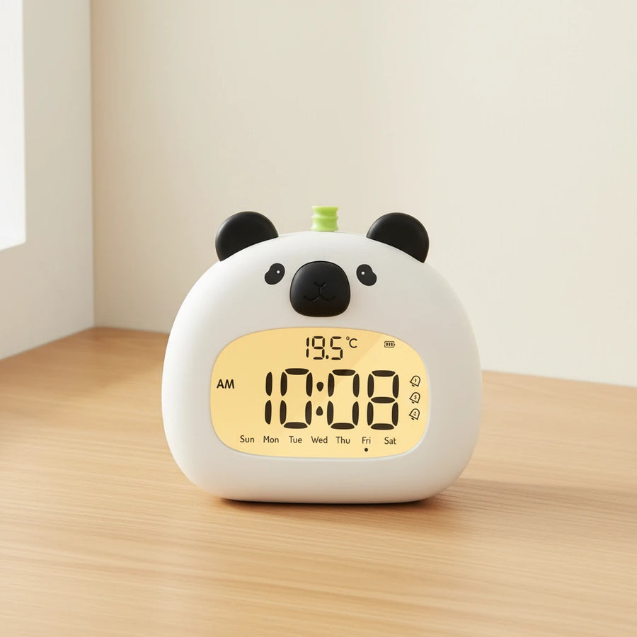 Réveil enfant panda veilleuse