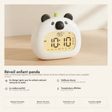 Réveil enfant panda veilleuse