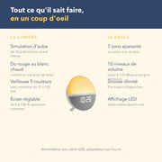 Tout ce que fait le réveil enfant simulateur d'aube éducatif