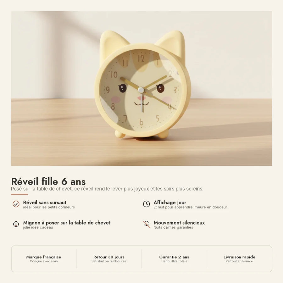 Réveil fille 6 ans