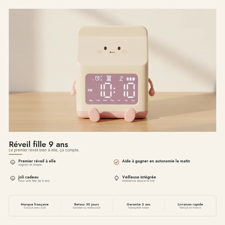 Réveil fille 9 ans