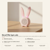 Réveil fille lapin ado