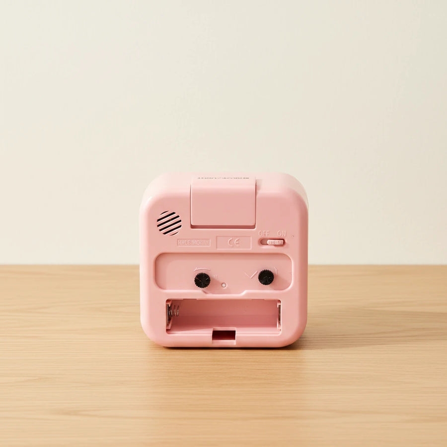 Réveil fille rose jour nuit
