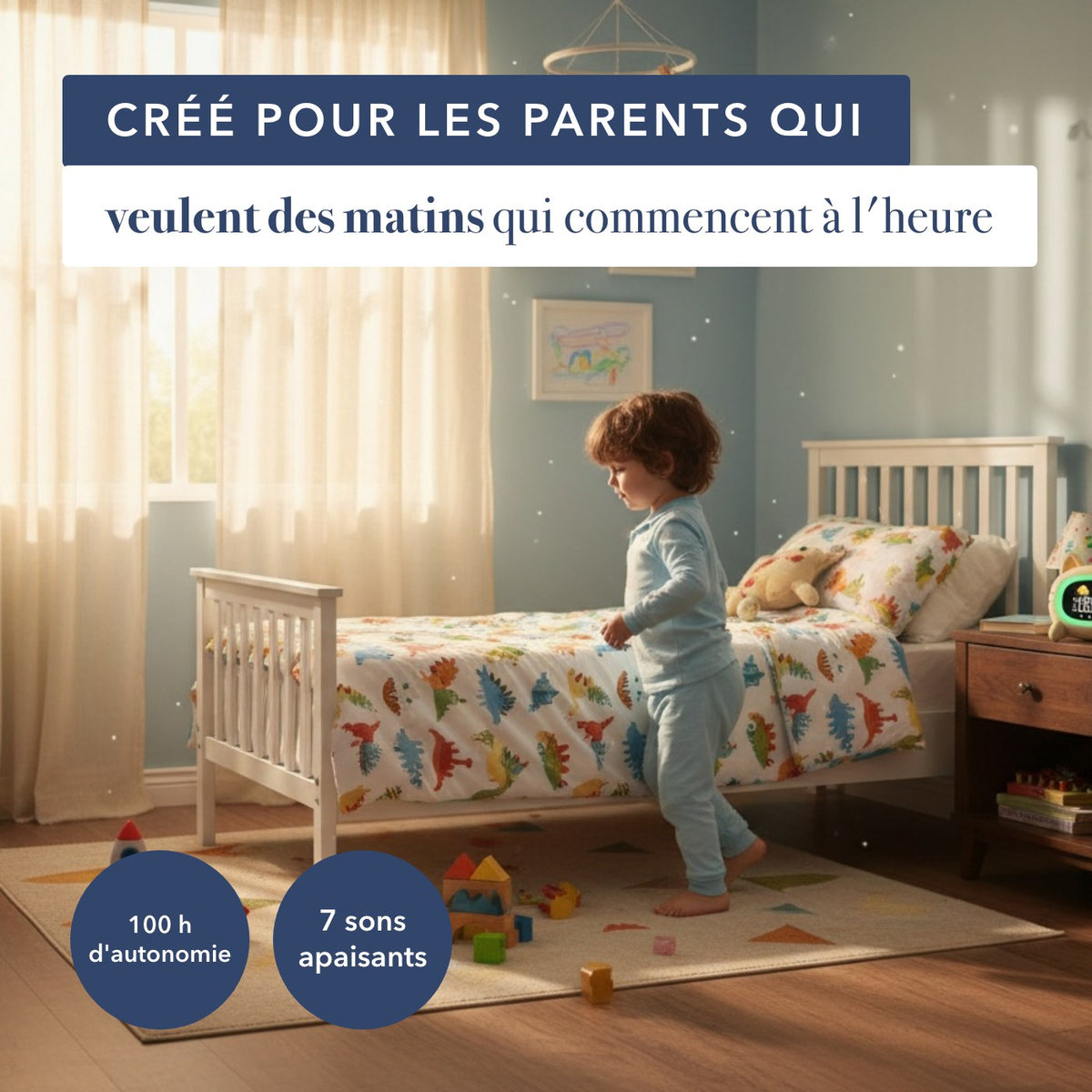 Réveil jour nuit enfant chat : pour quels parents il est fait