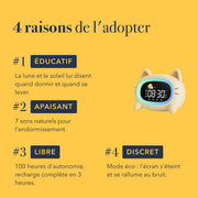 Quatre raisons d'adopter le réveil jour nuit enfant chat