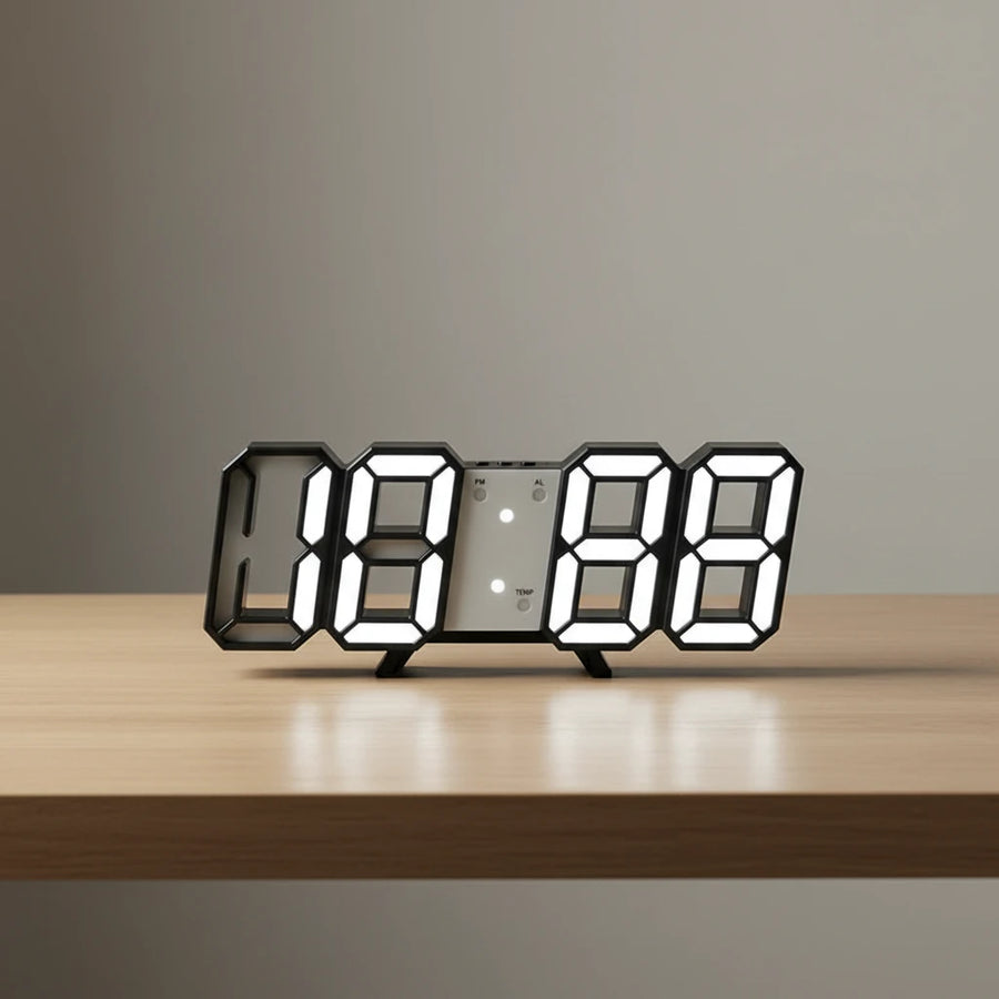 Réveil lumineux affichage LED