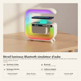 Réveil lumineux Bluetooth simulateur d'aube