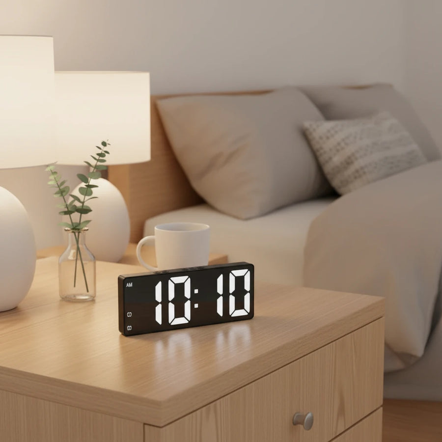 Réveil lumineux nomade à piles