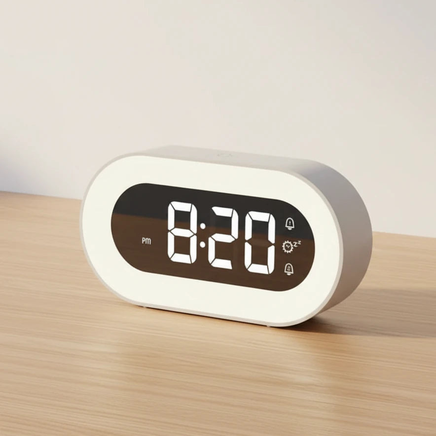 Réveil numérique design LED
