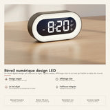 Réveil numérique design LED
