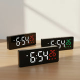 Réveil numérique USB rectangulaire