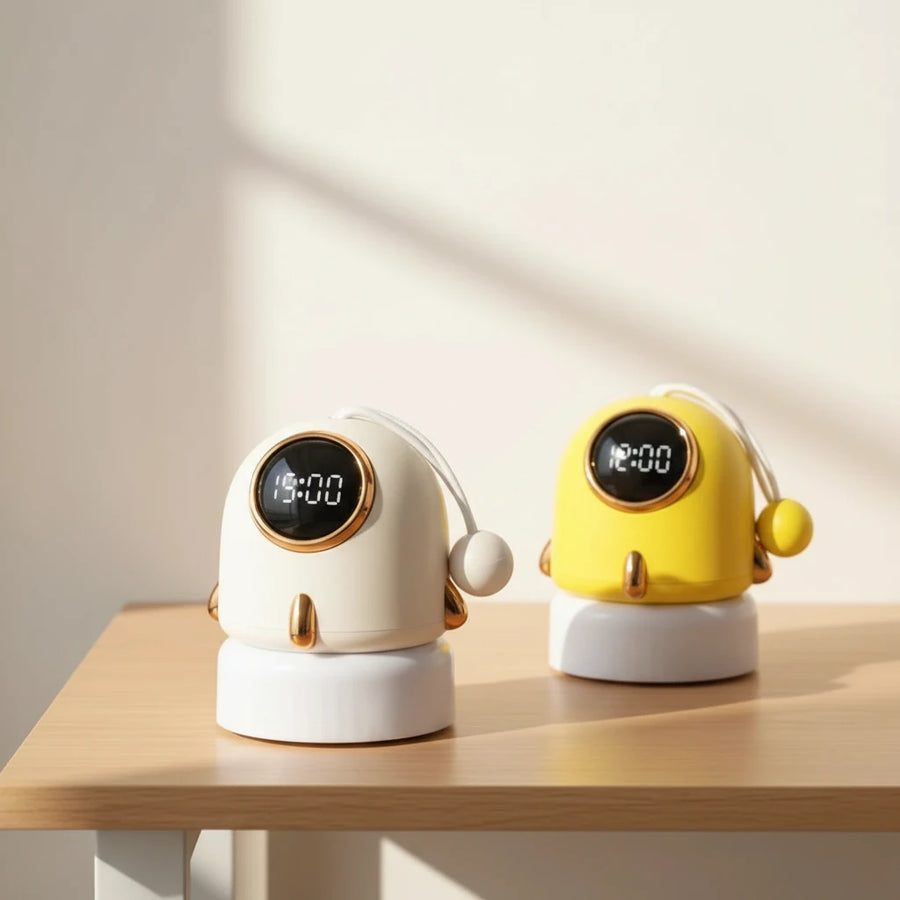 Réveil projecteur étoiles fusée enfant