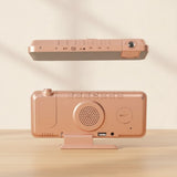 Réveil projecteur rose gold