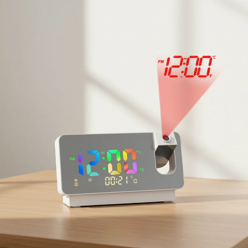 Réveil projecteur USB