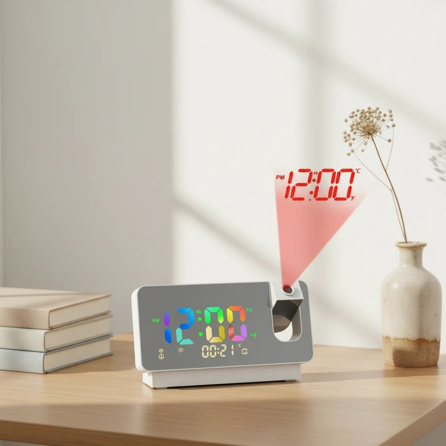 Réveil projecteur USB