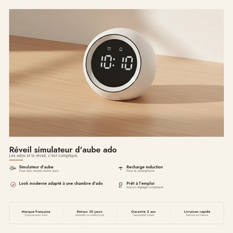 Réveil simulateur d'aube ado