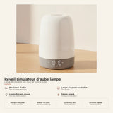 Réveil simulateur d'aube lampe
