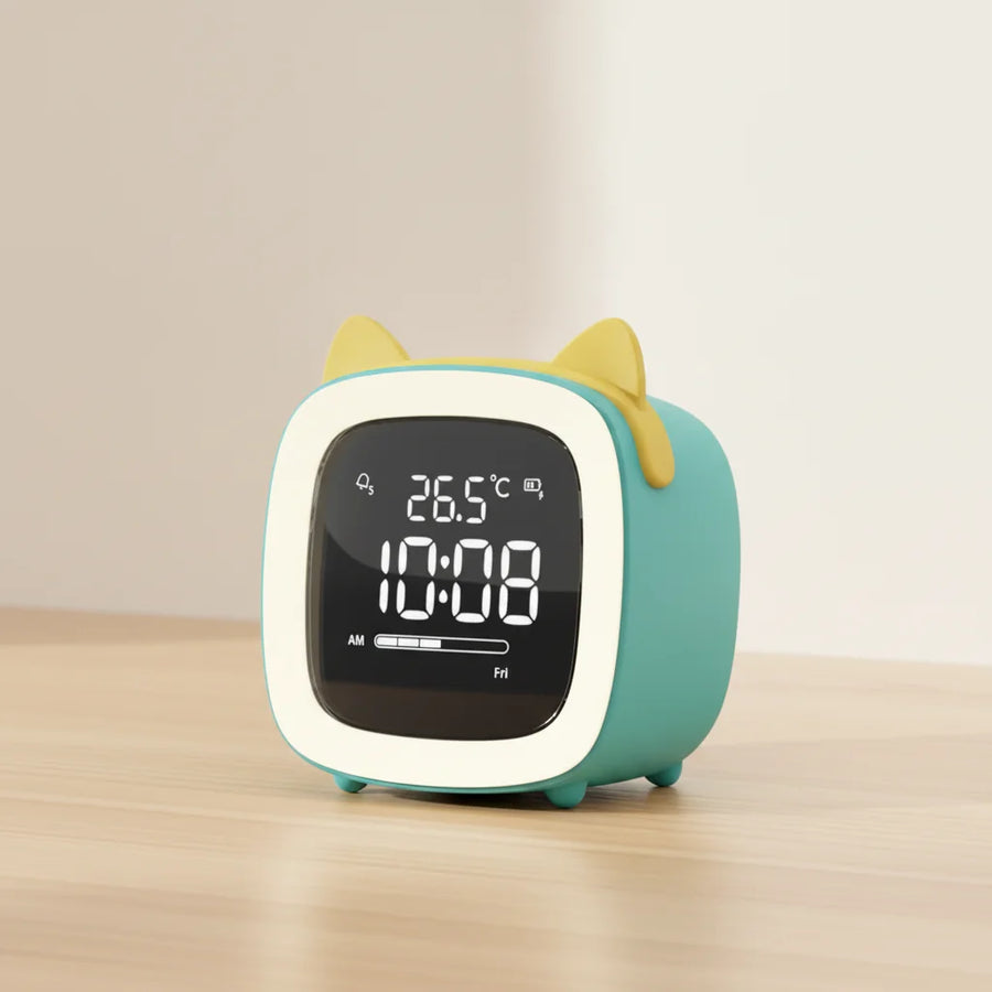 Réveil veilleuse chat