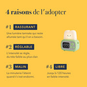Quatre raisons d'adopter le réveil veilleuse enfant grille-pain