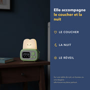 Les moments de la journée accompagnés par le réveil veilleuse enfant grille-pain