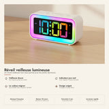 Réveil veilleuse lumineuse