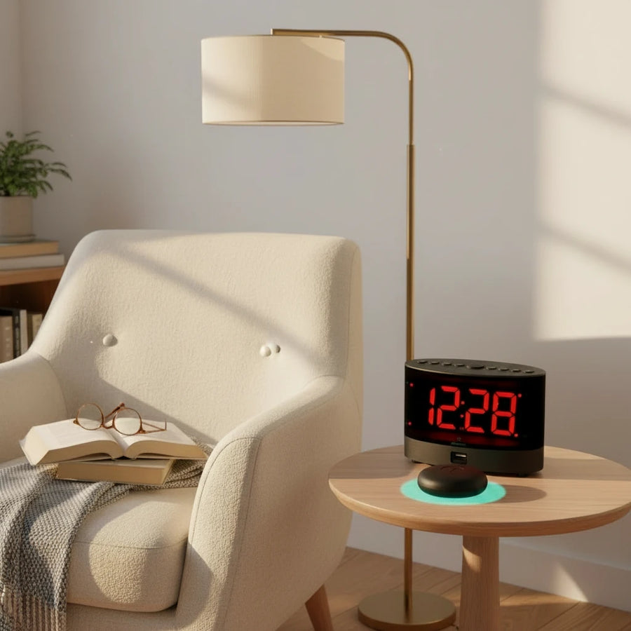Réveil vibrant pour sommeil profond
