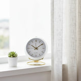 Réveil vintage blanc