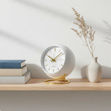 Réveil vintage blanc