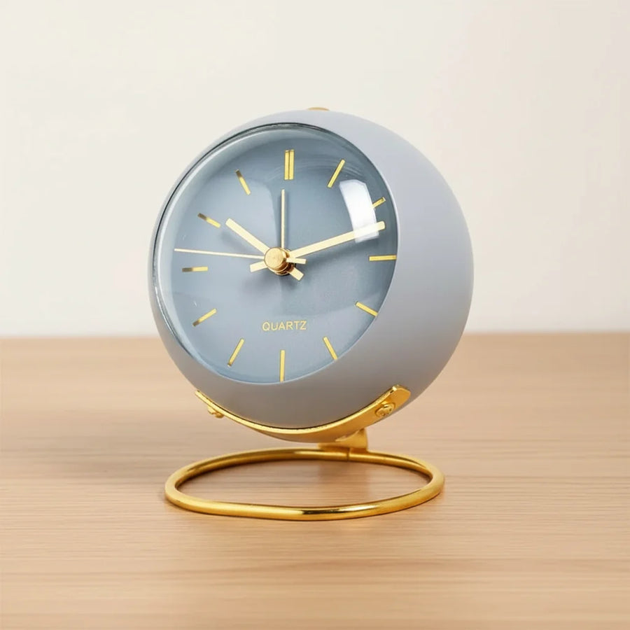 Réveil vintage bleu
