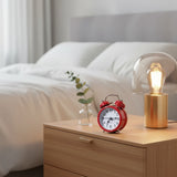 Réveil vintage à cloche veilleuse