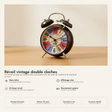 Réveil vintage double cloches
