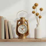 Réveil vintage métal lampe à huile