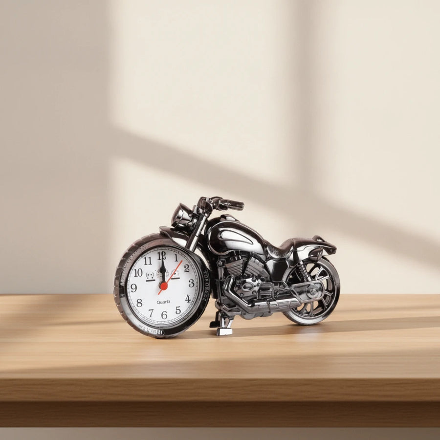 Réveil vintage moto rétro déco