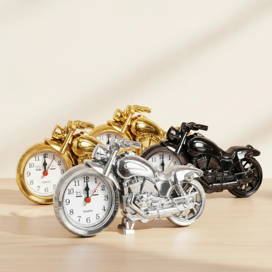 Réveil vintage moto rétro déco