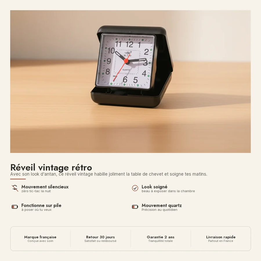 Réveil vintage rétro