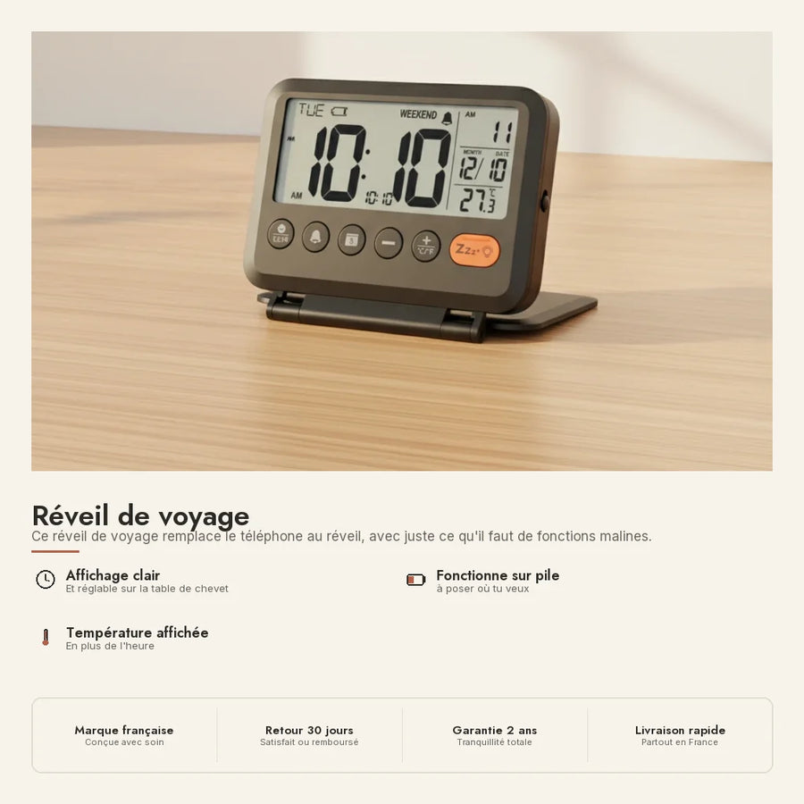 Réveil de voyage