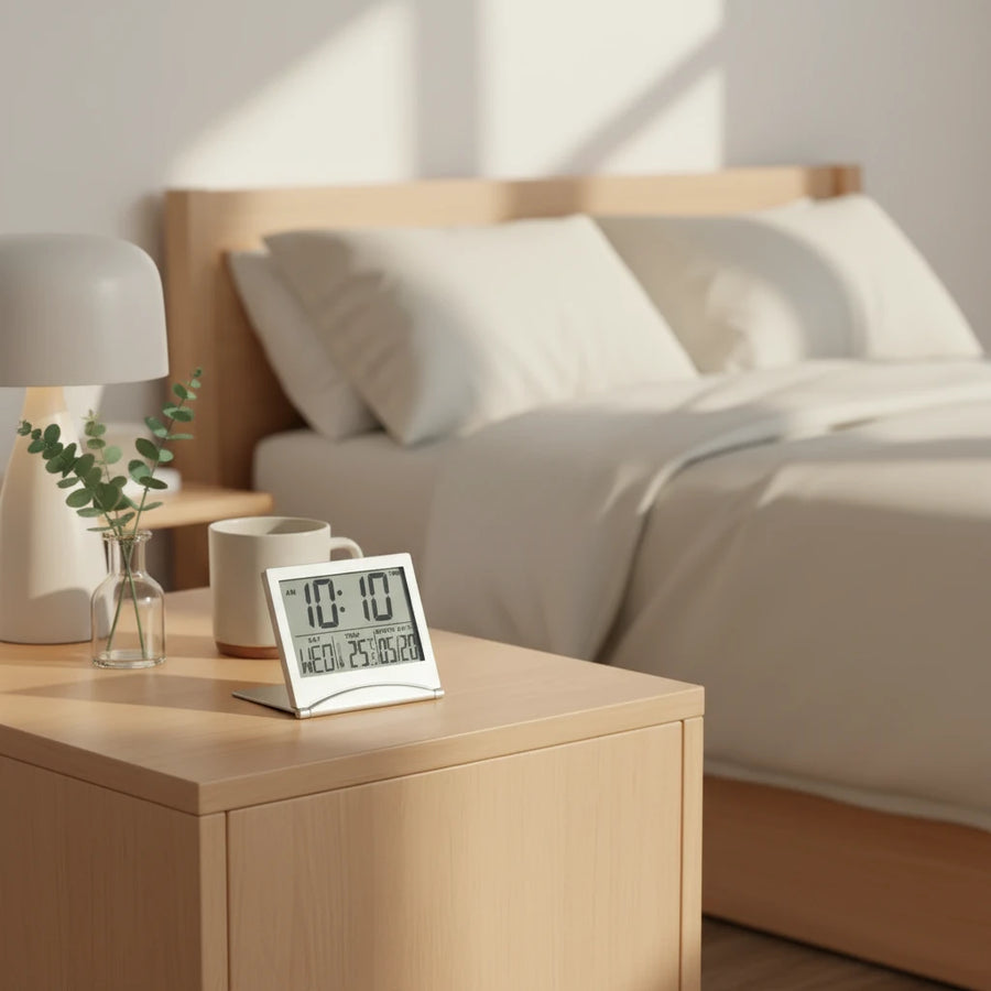 Réveil de voyage pliant ultra-compact