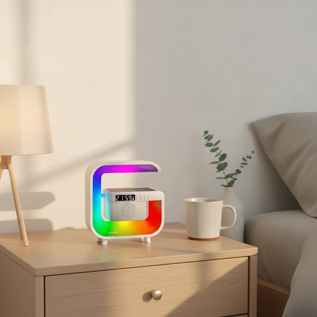 Réveil luminothérapie Bluetooth